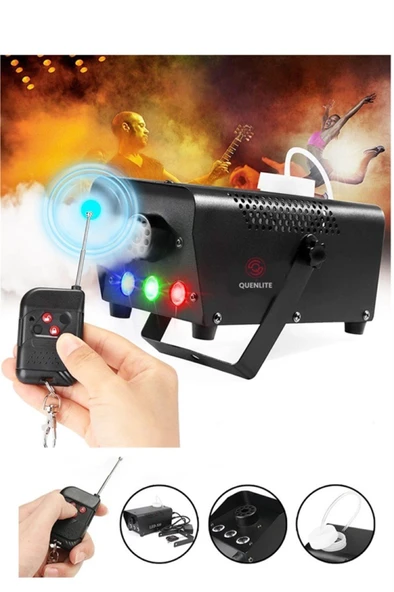 Quenlite QL-700RGB Sis Makinası 700 Watt LED Işıklı ve Kumandalı - Resim 5