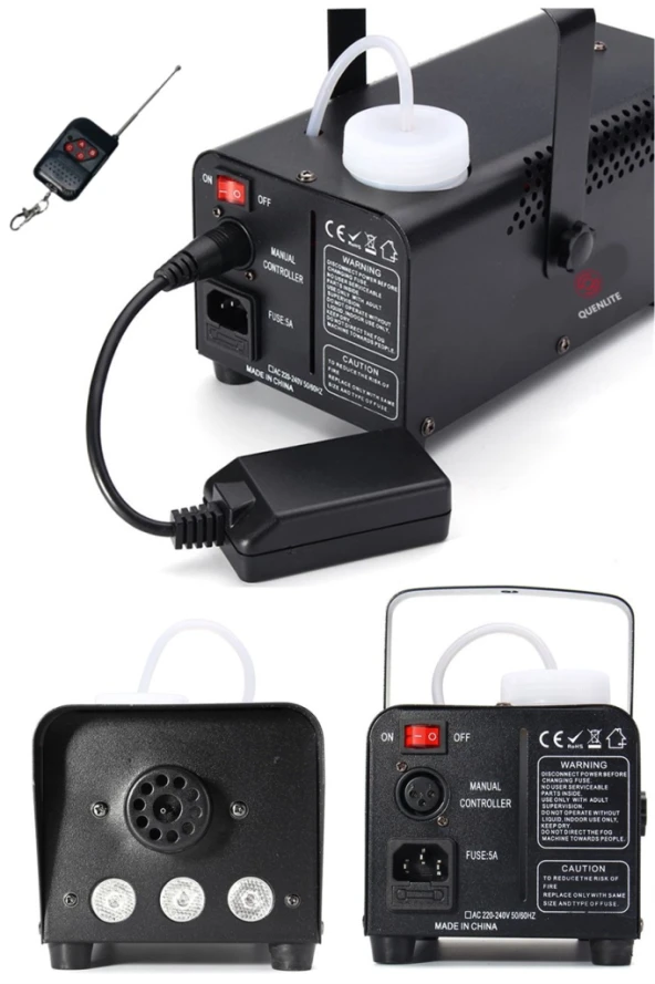 Quenlite QL-700RGB Sis Makinası 700 Watt LED Işıklı ve Kumandalı - 3