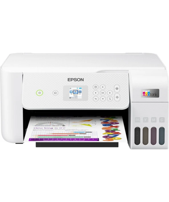 EPSON ECOTANK L3266 FOTOKOPİ, TARAYICI, Wi-Fi MÜREKKEP TANKLI YAZICI