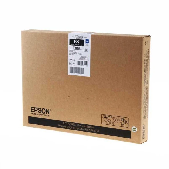 Epson T9661XXL-C13T966140 Siyah Orjinal Kartuş