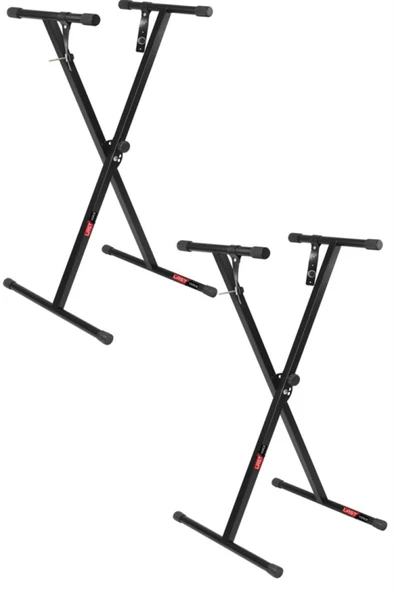 Lastvoice KS-01DX 2Lİ SET Portatif Org Standı Kademeli Org Sehpası Sabitleme Kayışlı ürün görseli 1