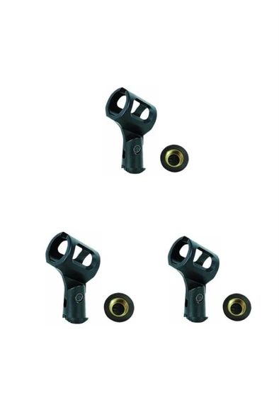 Lastvoice Mt-24x 3'lü Mikrofon Tutacağı ( Mikrofon Kelepçesi ) ürün görseli