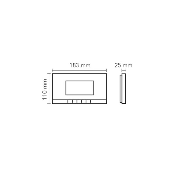 AUDIO 4.3 Görüntülü Diafon Bus Plus (Mekanik Butonlu) - 3