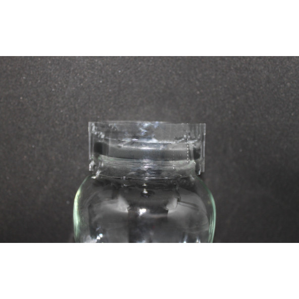 Standart Kavanoz Güvenlik Emniyet Bandı 100 Adet, 52-53mm Ağız Çapına Uygun,90x30mm Boyut, Baskısız - 2