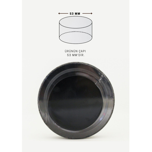 Standart Kavanoz Güvenlik Emniyet Bandı 100 Adet, 52-53mm Ağız Çapına Uygun,90x30mm Boyut, Baskısız - 4