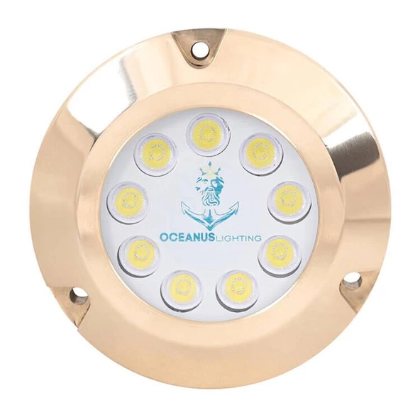 Oceanus OCL0934-B Bronz Su Altı Aydınlatma Lambası 9 Ledli 9-30V  Mavi