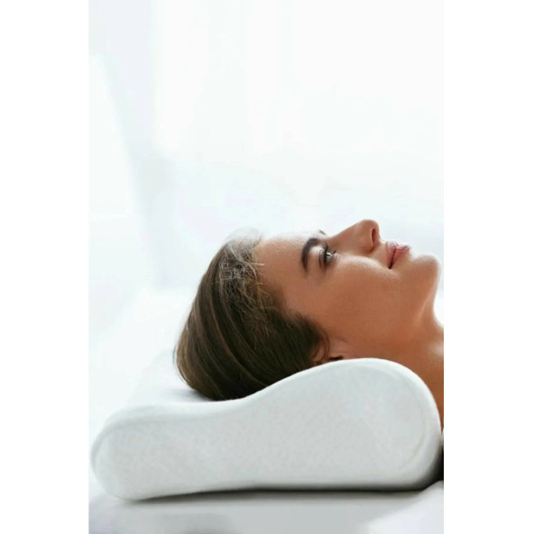 Auracar Ortopedik Visco Yastık Boyun Fıtığı Boyun Düzleşmesi Boyun Ağrısı Destekli Lüks Ortapedik Yastık.