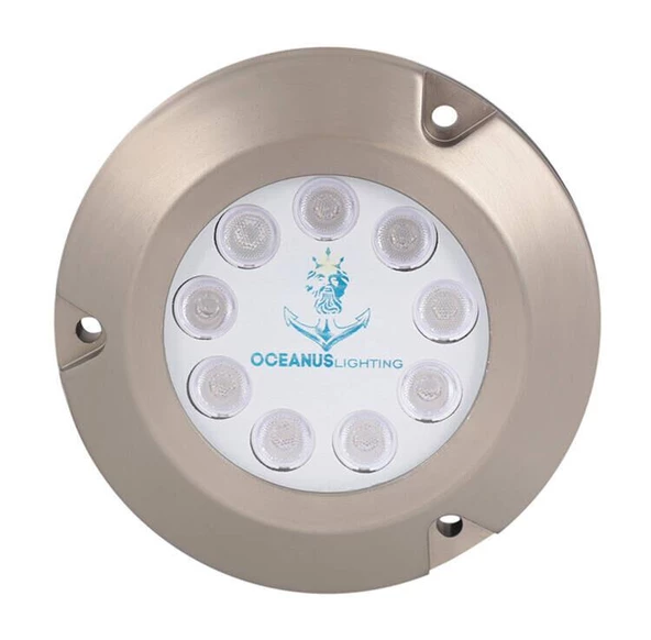 Oceanus OCL0934 Alüminyum Su Altı Aydınlatma Lambası 9 Ledli 9-30v   Beyaz