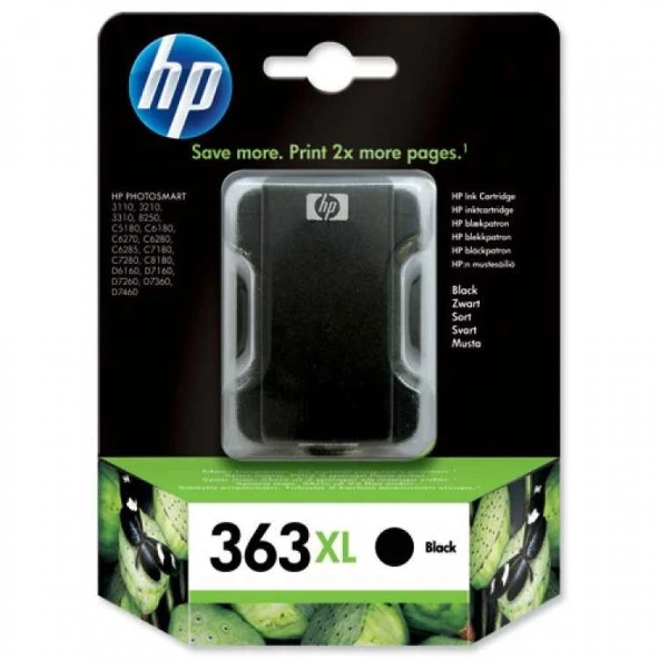 Hp C8719EE (363XL) Siyah Orjinal Kartuş