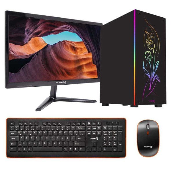 TURBOX i5 650 8GB Ram 128GB SSD 20.0 inç Monitör Masaüstü Ofis Bilgisayarı