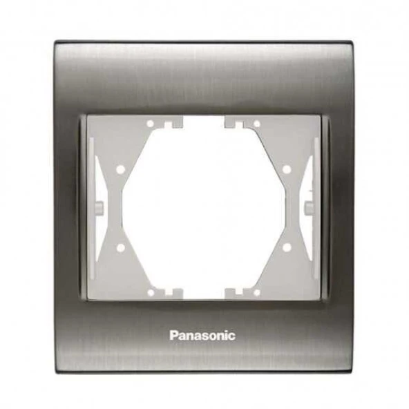 Viko Panasonic Thea Blu İnox + Beyaz Tekli Çerçeve 90771291