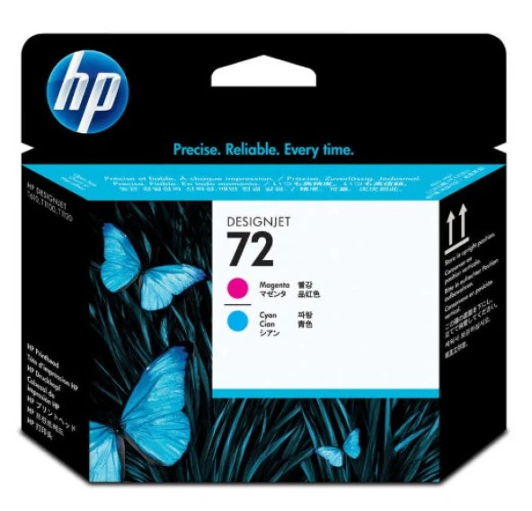 Hp C9383A (72) Kırmızı Ve Mavi Orjinal Baskı Kafası