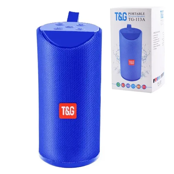 Tg TG113A Usb Sd Kart Fm Radyolu Bluetooth Destekli Taşınabilir Wireless Hoparlör En İyi Ses Bombası Şarjlı