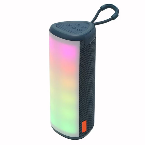 Tg TG357 Usb Sd Kart Fm Radyolu Bluetooth Destekli Taşınabilir Wireless Hoparlör Rgb Led Işıklı Ses Bombası Şarjlı