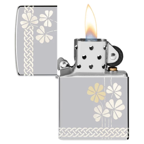 Zippo Çakmak 48586 Clover Design - 3