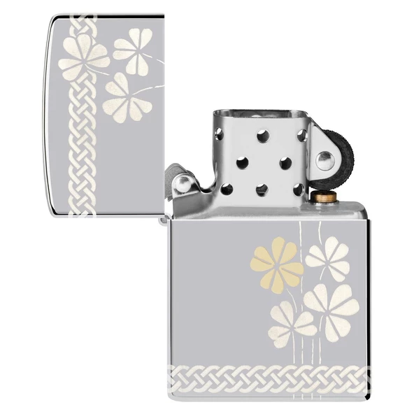 Zippo Çakmak 48586 Clover Design - 4