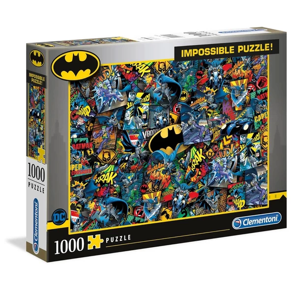 Clementoni - 1000 Parça Batman Yetişkin Puzzle - Impossible