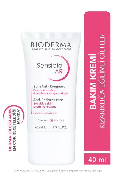 BIODERMA Sensibio AR Hassas Ciltler için Kızarıklık Karşıtı Nemlendirici Bakım Kremi 40 ml 3401343696245