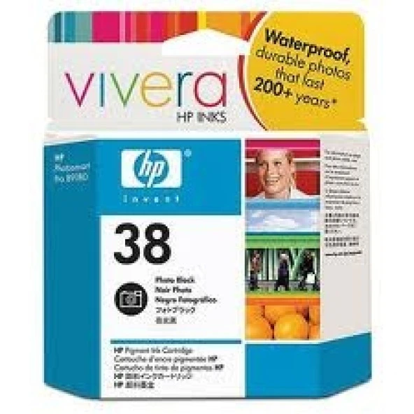 HP C9412A (38) Mat Siyah Orjinal Kartuş