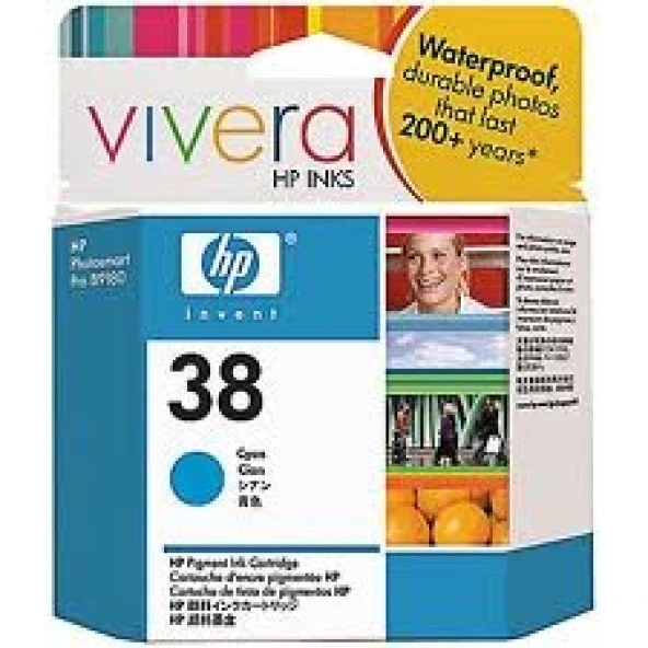 HP C9415A (38) Mavi Orjinal Kartuş - 1