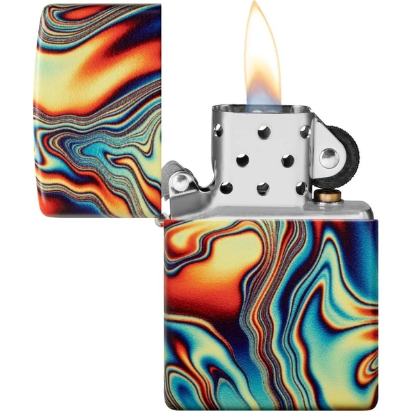 Zippo Çakmak 48612 Colorful Swirl Pattern - 2