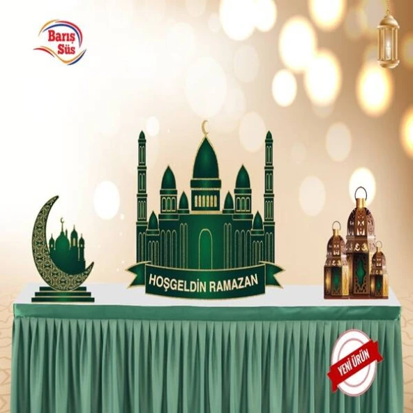 Ramazan 3 lü Ayaklı Pano Set ürün görseli 1