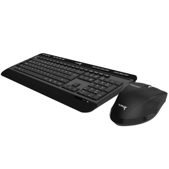 TURBOX Maindesk Usb Kablosuz Piano Black Multimedya Standart Q Klavye Ve Mouse Set - 3