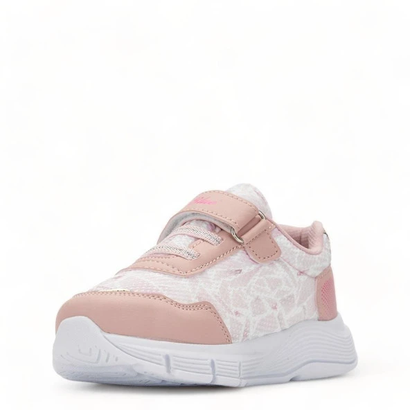 Albishoes Kız Çocuk Kız Bebek Unisex Işıklı Hafif Rahat Yazlık Cırtlı Sneaker Spor Ayakkabı (22-30) - 2