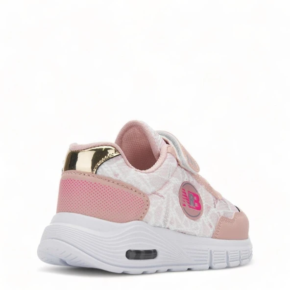 Albishoes Kız Çocuk Kız Bebek Unisex Işıklı Hafif Rahat Yazlık Cırtlı Sneaker Spor Ayakkabı (22-30) - 4