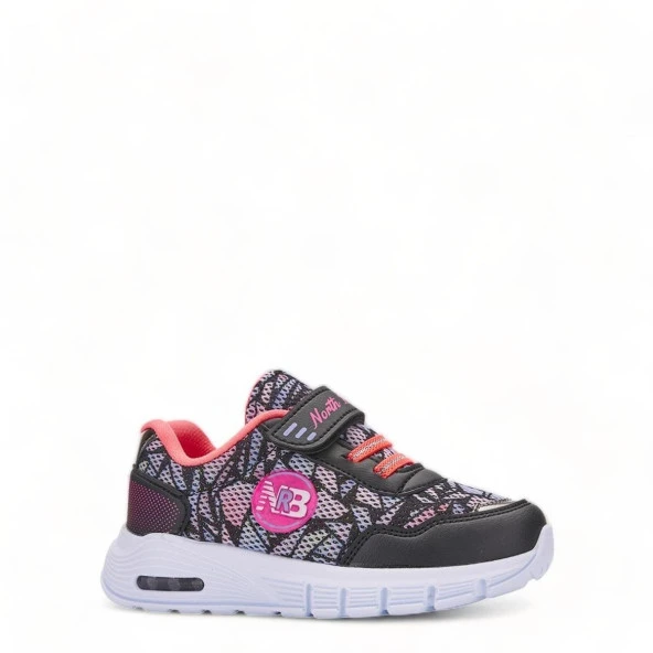 Albishoes Kız Çocuk Kız Bebek Unisex Işıklı Hafif Rahat Yazlık Cırtlı Sneaker Spor Ayakkabı (22-30)