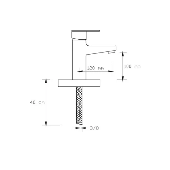 Foma Vista Grey Lavabo Bataryası Antrasit Gri 1022Ag - 2