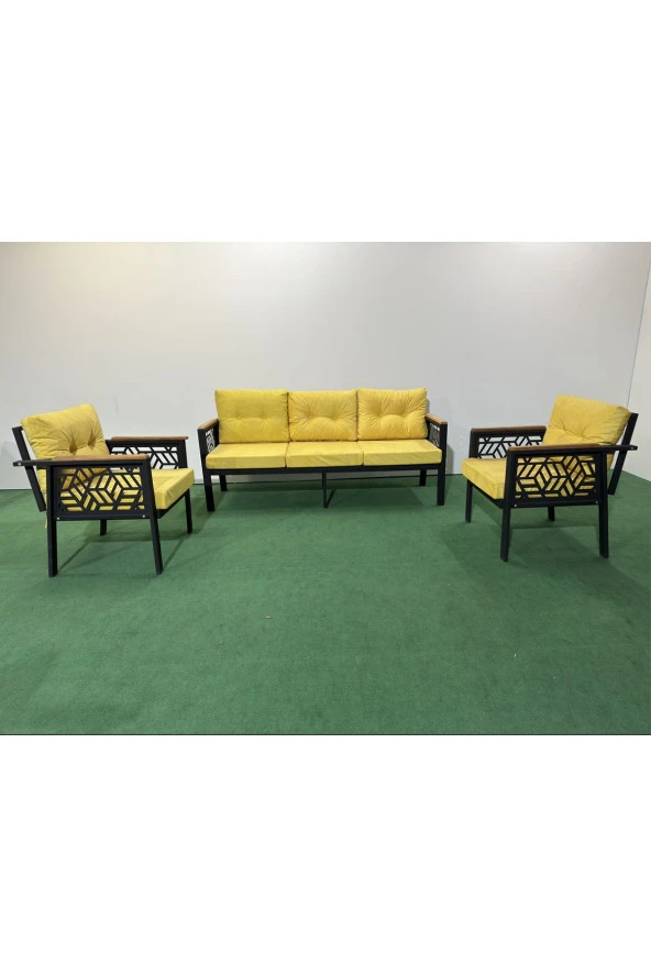 adımshops 3+1+1 MELİSA Balkon-bahçe-kafe Çay Seti Koltuk Oturma Takımı-oturma Grubu,ofis Koltuğu