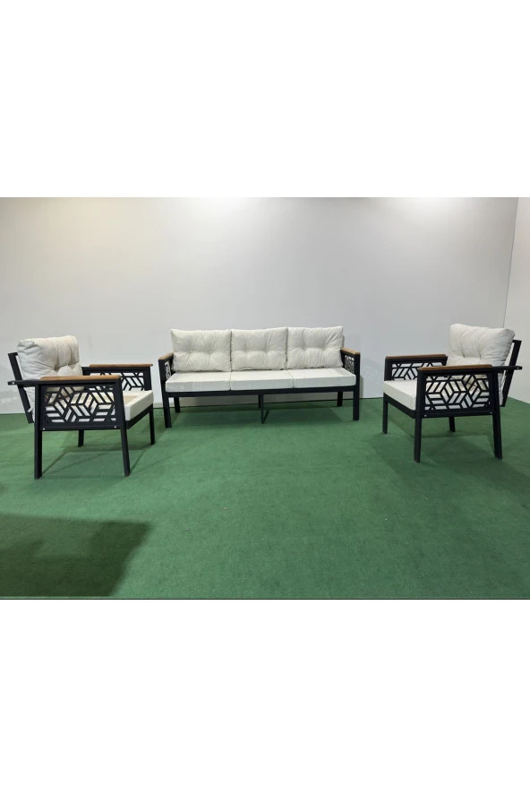 adımshops 3+1+1 MELİSA Balkon-bahçe-kafe Çay Seti Koltuk Oturma Takımı-oturma Grubu,ofis Koltuğu
