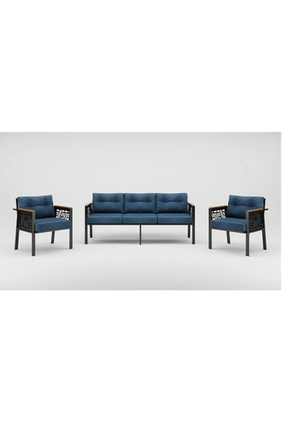 adımshops 3+1+1 MELİSA Balkon-bahçe-kafe Çay Seti Koltuk Oturma Takımı-oturma Grubu,ofis Koltuğu