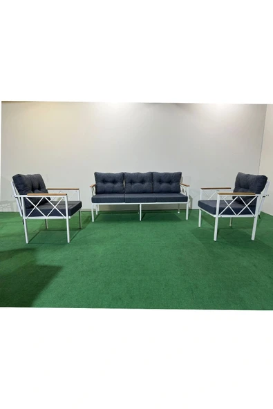 adımshops 3+1+1 Beyazprofil Bahçe,balkon,teras,cafe,çay Seti,oturma Grubu,koltuk Takımı,ofis Koltuğu ürün görseli