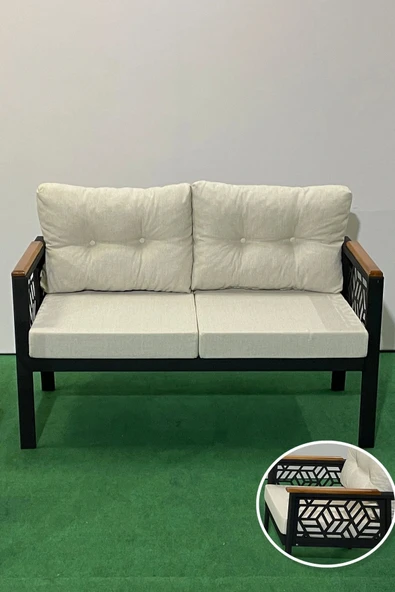 adımshops MELİSA Balkon-bahçe-kafe Çay Seti Koltuk Oturma Takımı-oturma Grubu,ofis Koltuğu 2'li