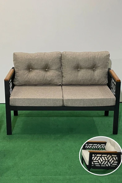 adımshops MELİSA Balkon-bahçe-kafe Çay Seti Koltuk Oturma Takımı-oturma Grubu,ofis Koltuğu 2'li