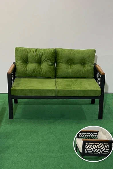 adımshops MELİSA Balkon-bahçe-kafe Çay Seti Koltuk Oturma Takımı-oturma Grubu,ofis Koltuğu 2'li