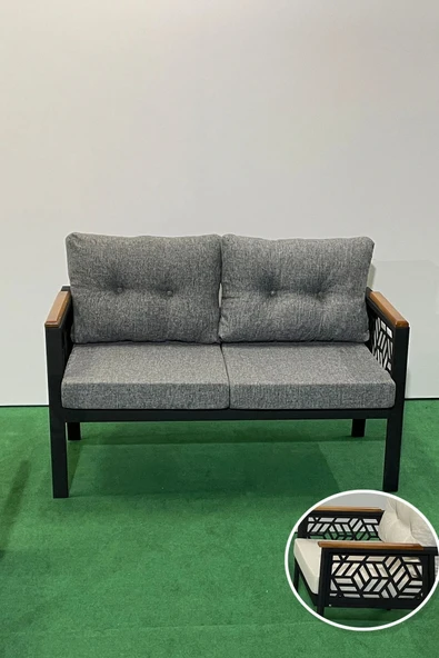 adımshops MELİSA Balkon-bahçe-kafe Çay Seti Koltuk Oturma Takımı-oturma Grubu,ofis Koltuğu 2'li