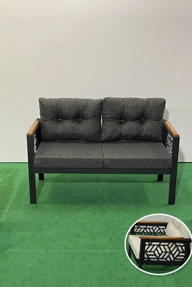 adımshops MELİSA Balkon-bahçe-kafe Çay Seti Koltuk Oturma Takımı-oturma Grubu,ofis Koltuğu 2'li