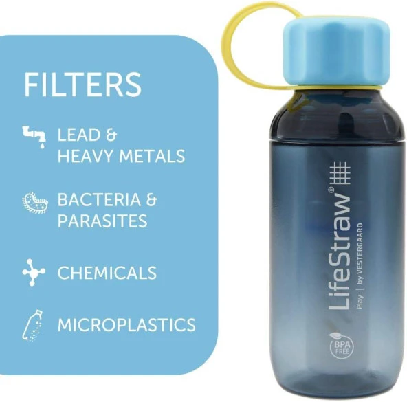 LifeStraw Play Çocuklar için Arıtmalı Su Şişesi