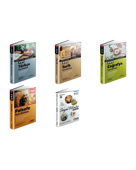 TYT Türkçe Tarih Coğrafya Felsefe Sosyal Bilimler Soru Bankası ürün görseli