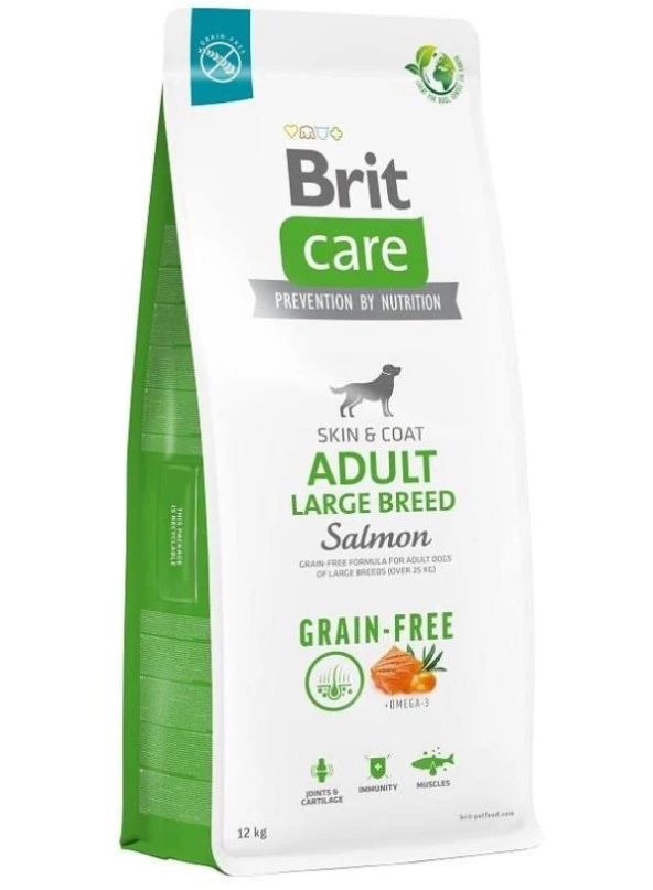 Brit Care Skin & Coat Somonlu Tahılsız Büyük Irk Yetişkin Köpek Maması 12kg