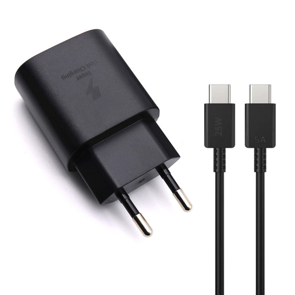 Samsung A34 Şarj Aleti Type-C 25W Hızlı Şarj Cihazı ve 5A Kablosu Samsung Galaxy A34 5G Şarj Cihazı - 2