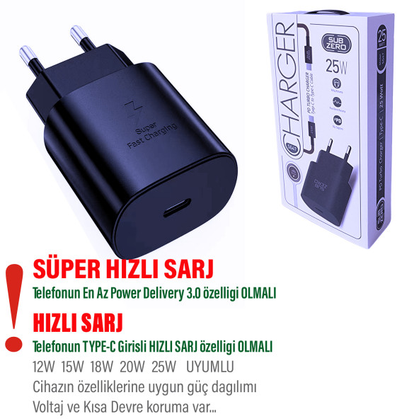 Samsung A34 Şarj Aleti Type-C 25W Hızlı Şarj Cihazı ve 5A Kablosu Samsung Galaxy A34 5G Şarj Cihazı - 5