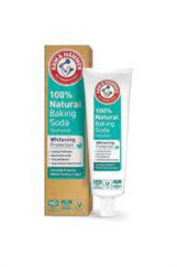ARM & HAMMER 100  NATURAL BAKİNG SODA DOĞAL KARBONATLI BEYAZLATICI DİŞ MACUNU