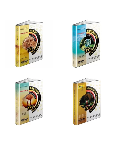 Miray TYT Tarih Coğrafya Felsefe Din konu Özetli Soru Bankası ürün görseli