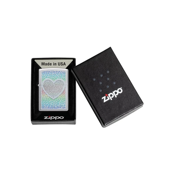 Zippo Çakmak 49780 Heart Design - 5