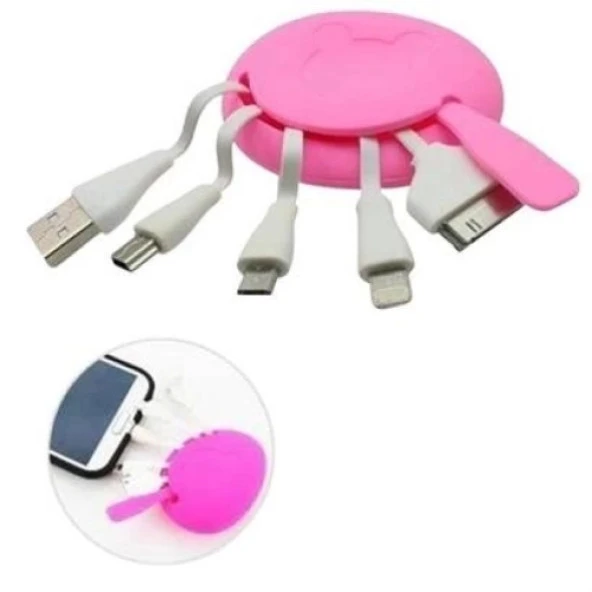 BİZAHMETGELSİN® Çoklu USB Kablo Adaptörü Tasarım Harikası Çoklu USB Kutusu