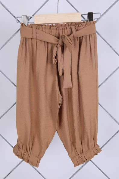 Babyhola 2-5 Yaş Pul Detay Kot Yelek Bluz Pantolon Şık Kız Çocuk Alt Üst Takım 4999 - 6